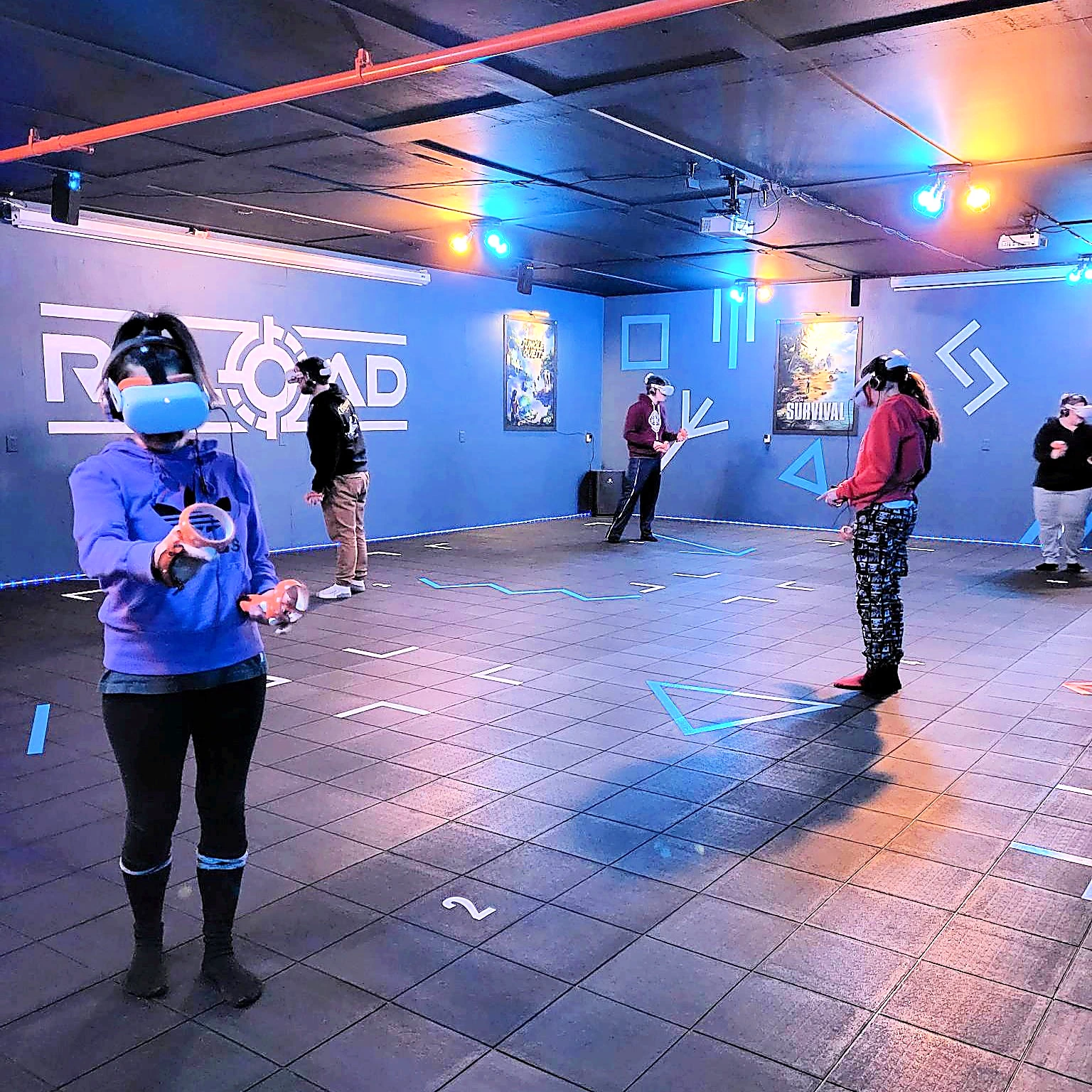 Reload VR escape room play area